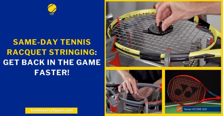 Same-Day Tennis Racquet Stringing