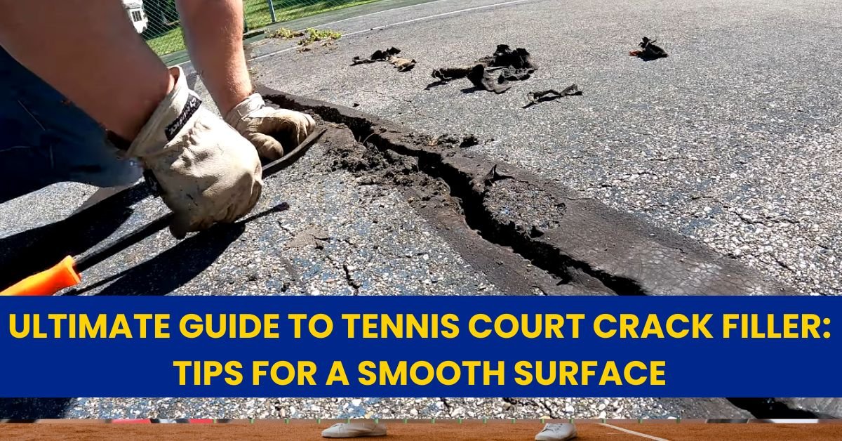 tennis court crack filler