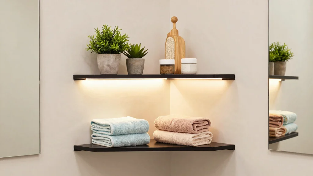 17 Corner Bathroom Shelves Ideas for Small Spaces