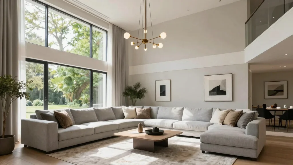 17 High Ceiling Living Room Ideas for Dramatic Impact