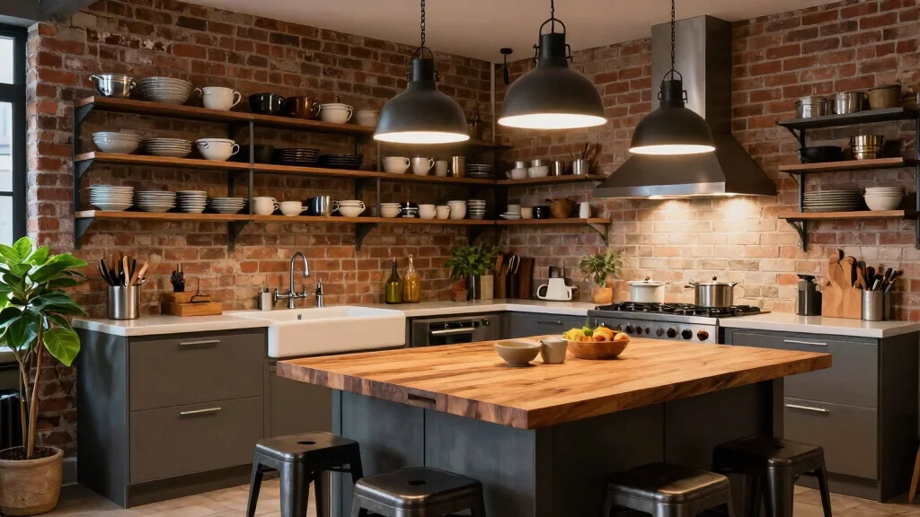 17 Industrial Kitchen Lighting Ideas for an Urban Edge