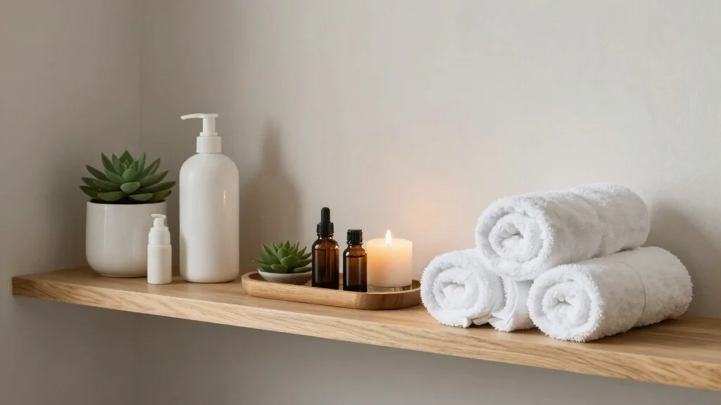 18 Decorate Bathroom Shelves Ideas for a Spa-Like Feel