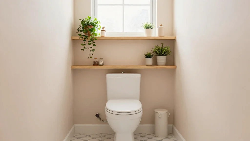 18 Floating Bathroom Shelves Over Toilet Ideas for Small Bathrooms