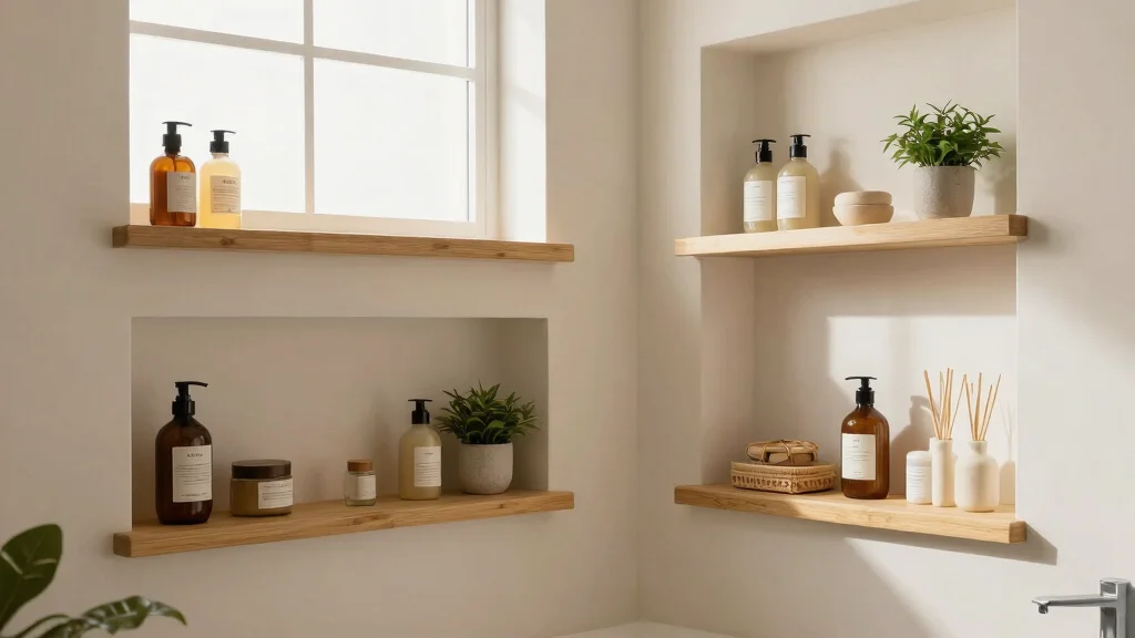 18 Recessed Bathroom Shelves Ideas That Save Space