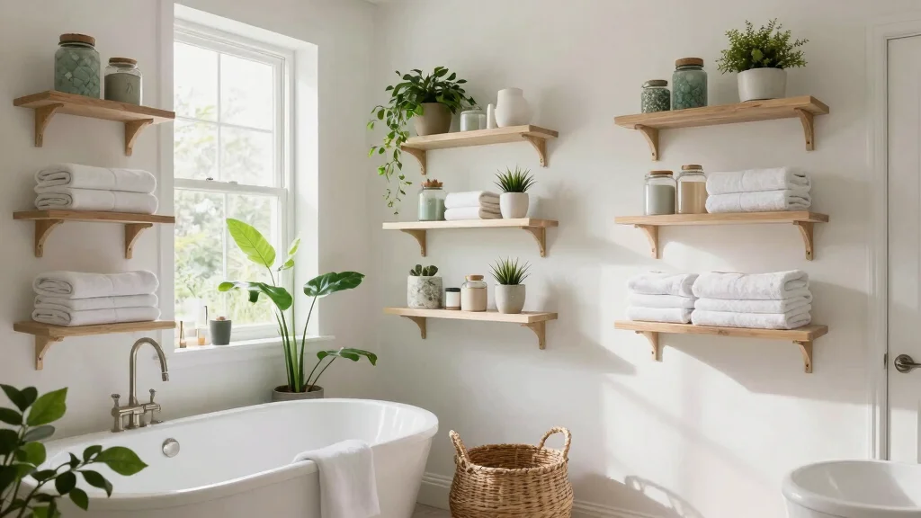 19 Bathroom with Shelves Ideas That Maximize Every Inch