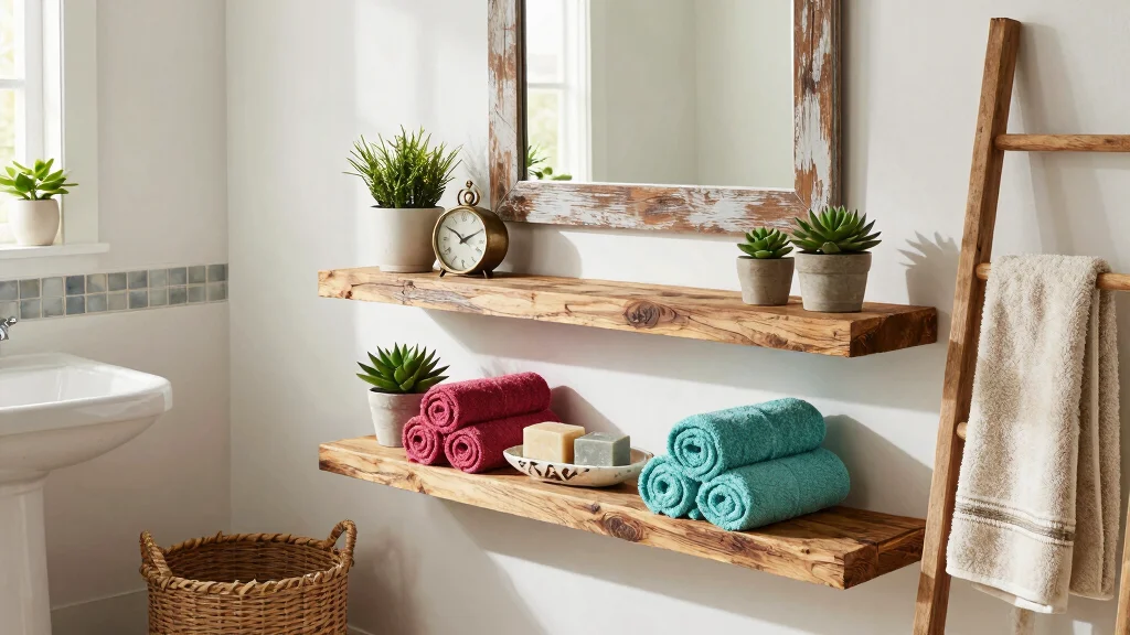 19 Floating Shelves Bathroom Decor Ideas You'll Love