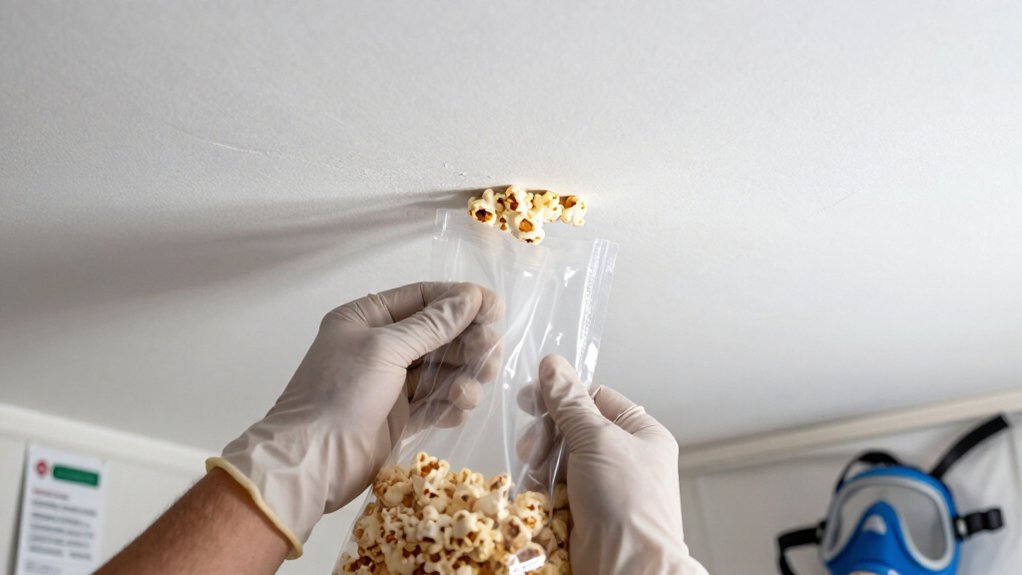 asbestos testing before popcorn ceiling removal