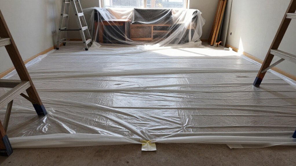 containment prep dampen debris containment