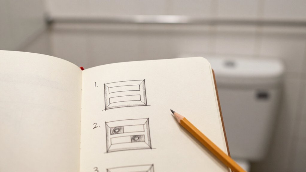 decide shelf count spacing first