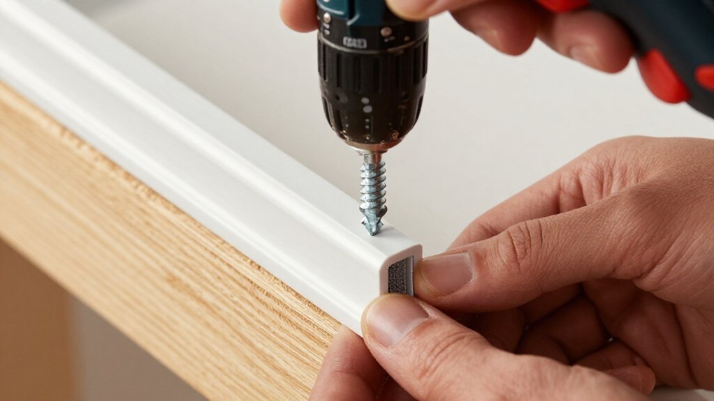 edge trim first panel alignment level secure