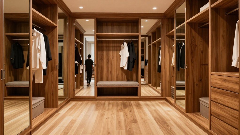 four square meter dressing room needs