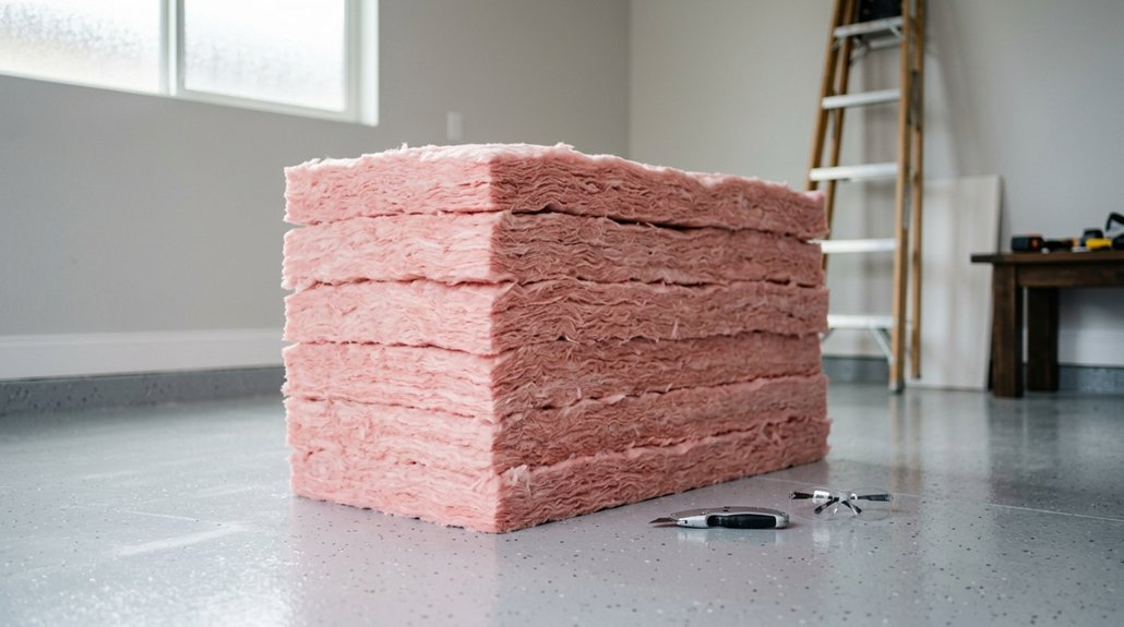 insulating garage ceiling in steps
