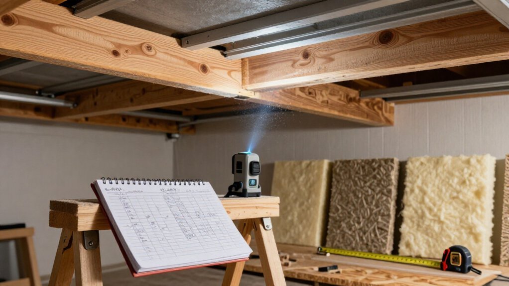 measure ceiling calculate quantities accurately