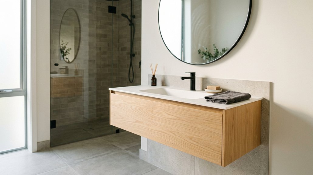 three bathroom dressing room combo space maximizers