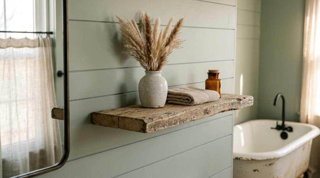 top farmhouse bathroom shelf roundup