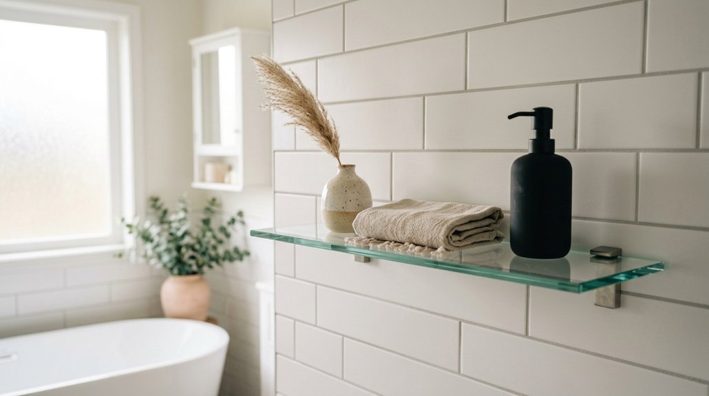 top glass bathroom shelf picks