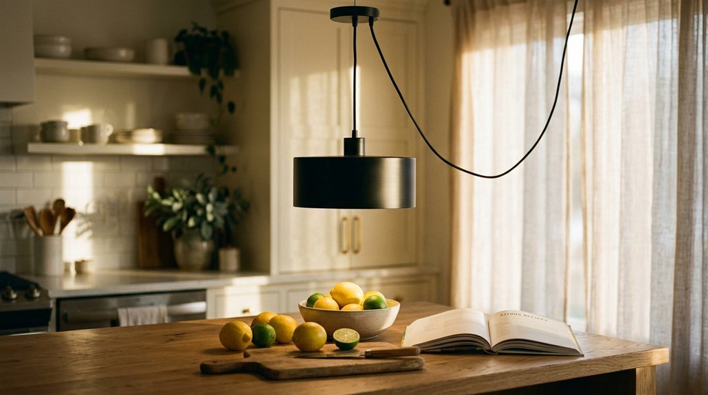 top matte black pendants