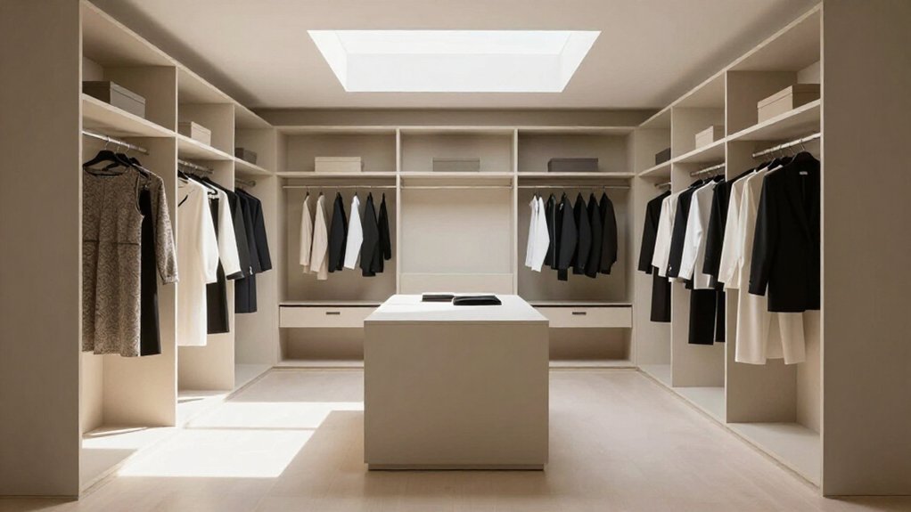 walk in closet layout options